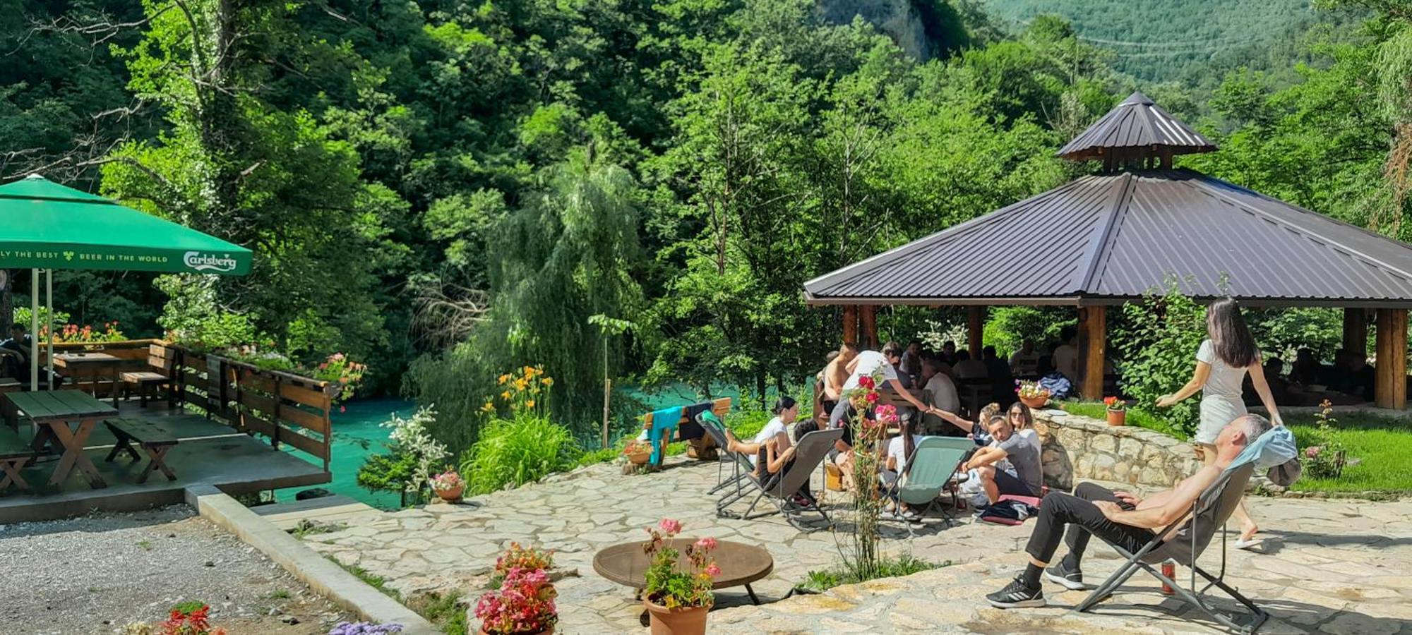 Отель Rafting Camp Encijan Фоча Экстерьер фото